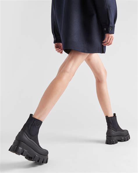 monolith gabardine boots.